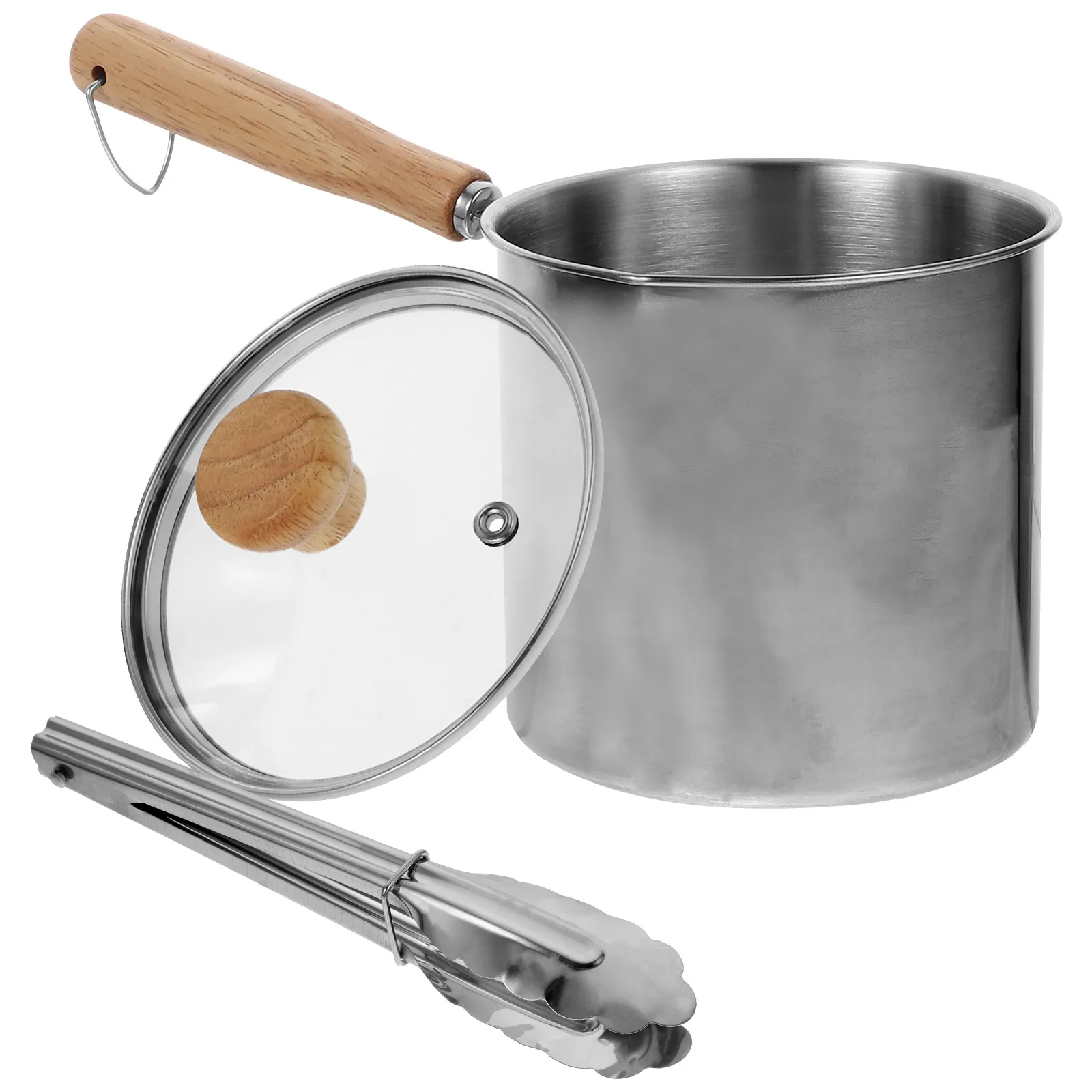 

1 Set 304 Stainless Steel Deep Fryer Pot Multi-Purpose Frying Pan For Oil Frying Milk Heating Breakfast Cooking Kitchen Cookware