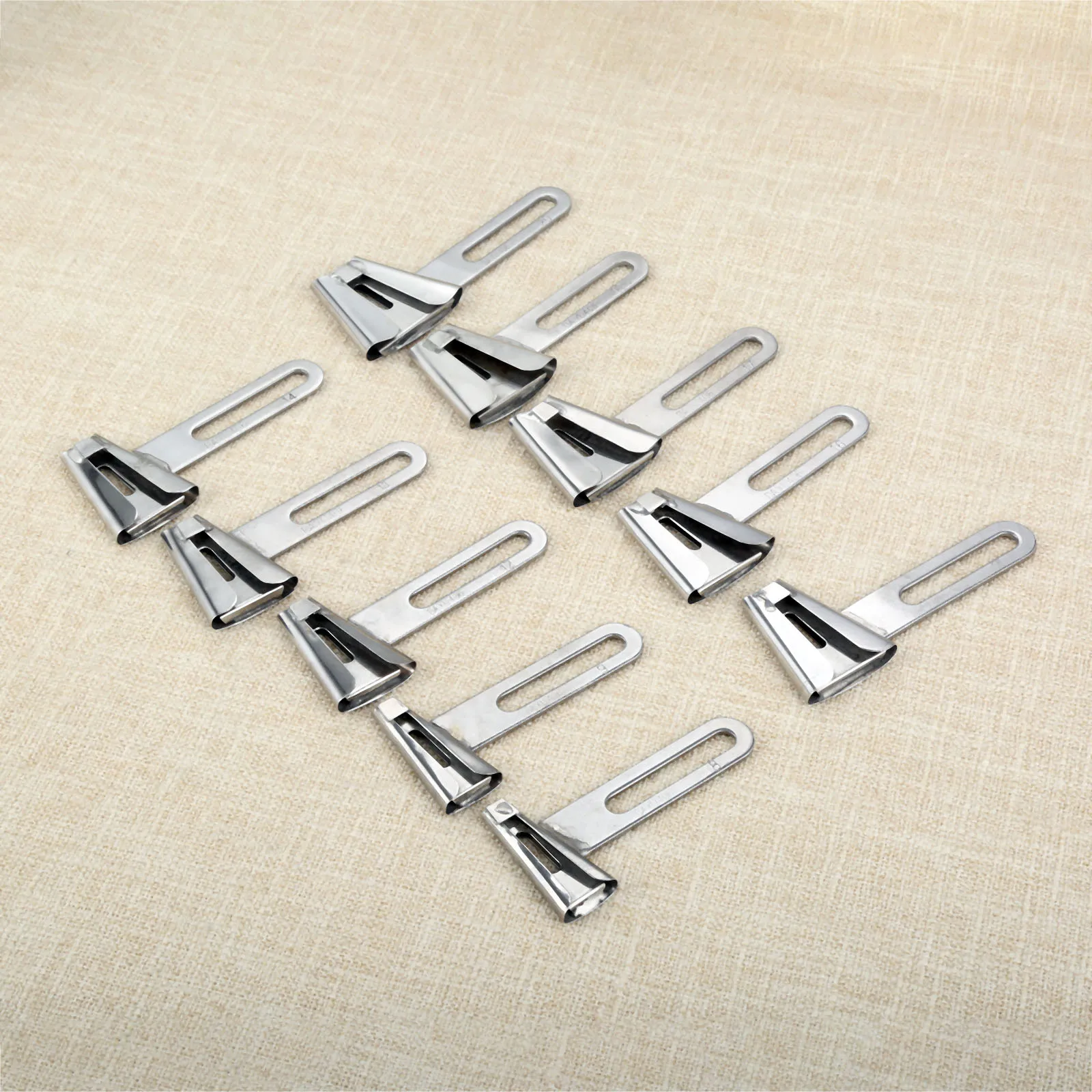 1Pc DAYU406 Belt Loop Folder for 2 or 3 needle Belt Loop Machine with cutter Industrial Sewing Machine Parts