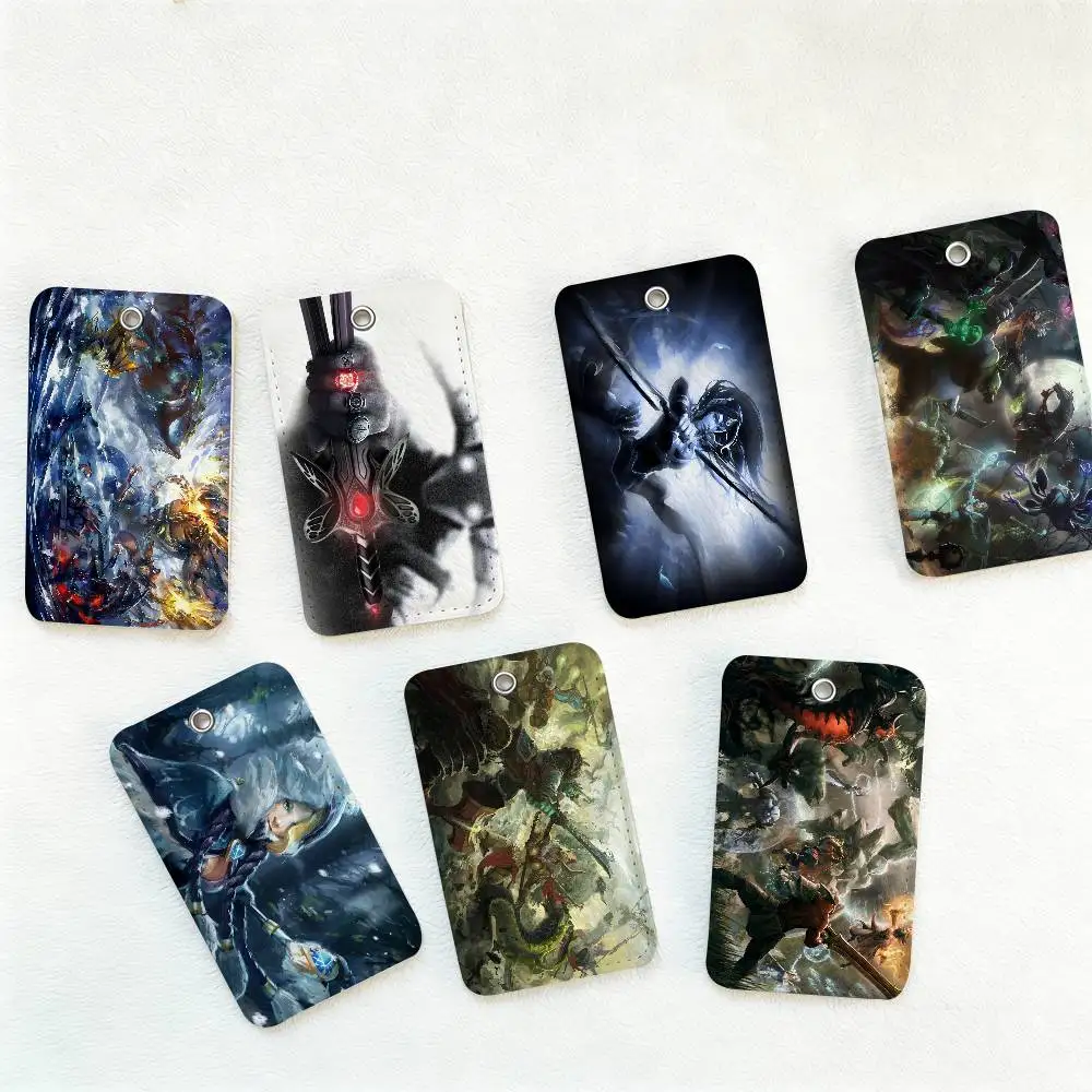 

Модный брелок-держатель для карт D-dota 2: защитный чехол для кредитных, ID и банковских карт, подвеска-брелок