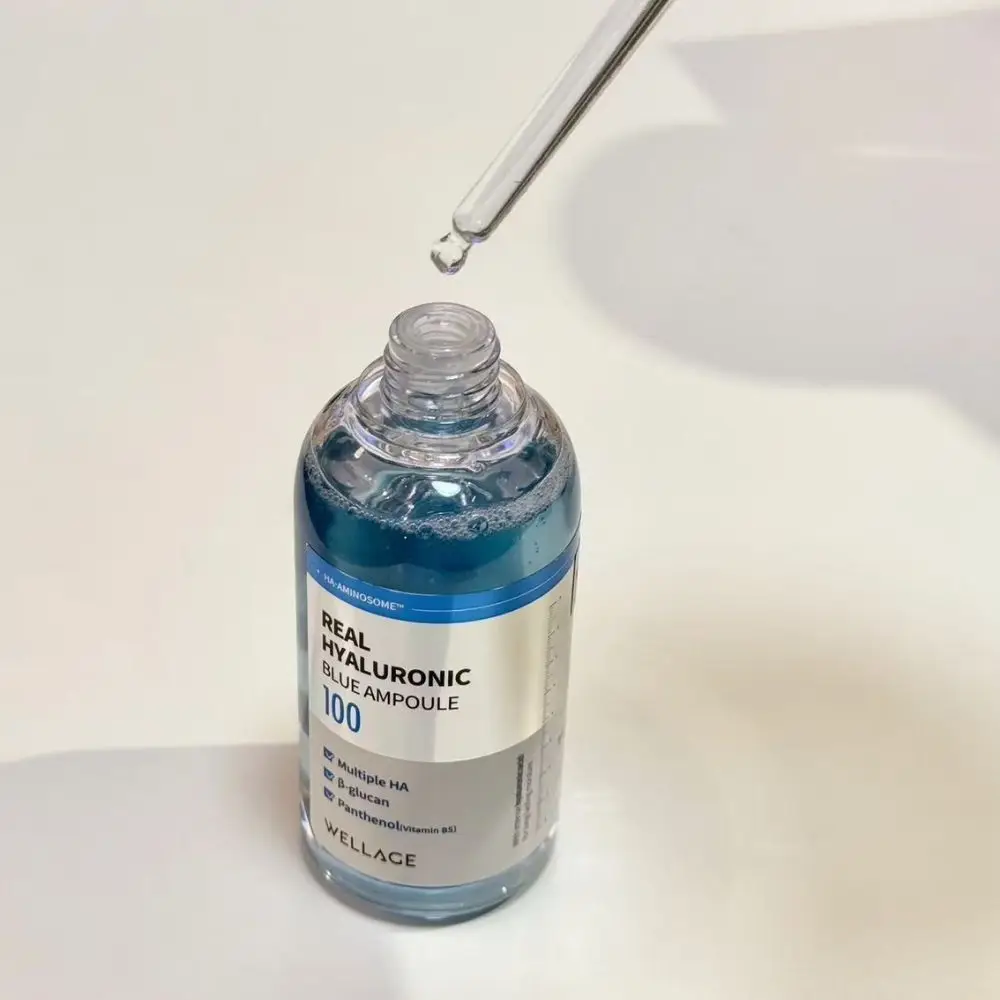 

100 мл ампульная эссенция с гиалуроновой кислотой, жидкая, глубокое увлажнение, прочная кожа, против морщин, легкая текстура для всех типов кожи, уход за кожей