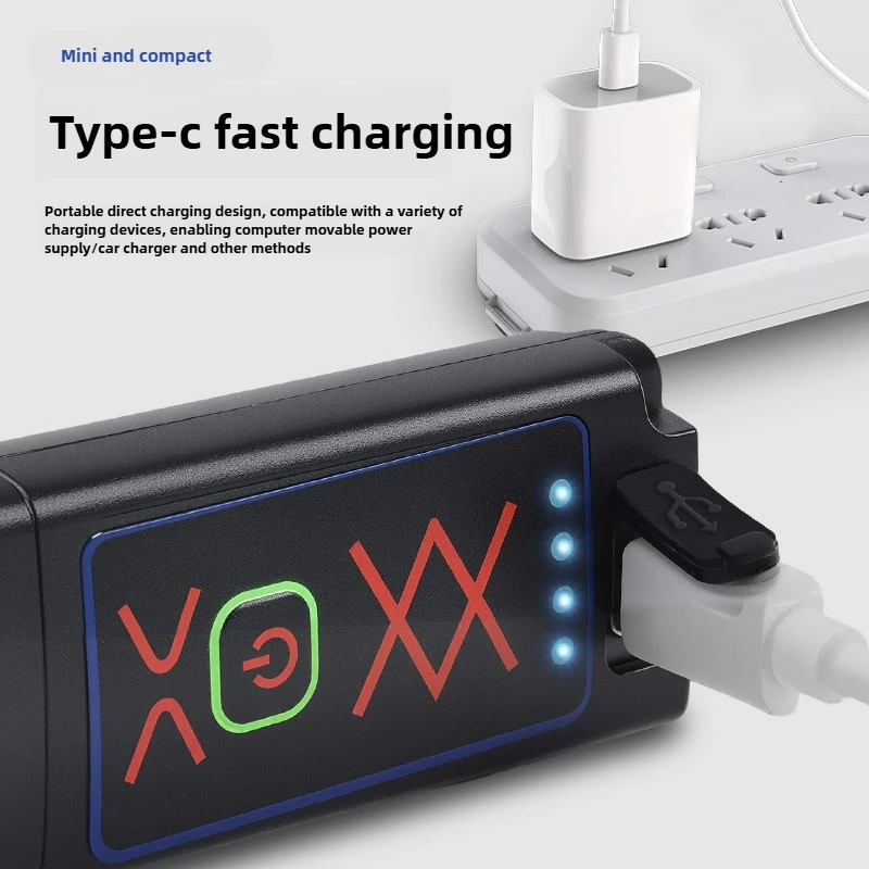 Mini Keychain LED Light Super Bright Rechargeable Portable Flashlight High Brightness Outdoor Pocket Lamp Small Size