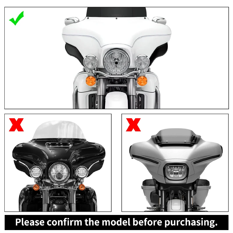 Motorcycle Front Batwing Outer Fairing For Harley Street Electra Glide Road King FLH FLHR FLHT FLHX FLHTCU Touring 1996-2013