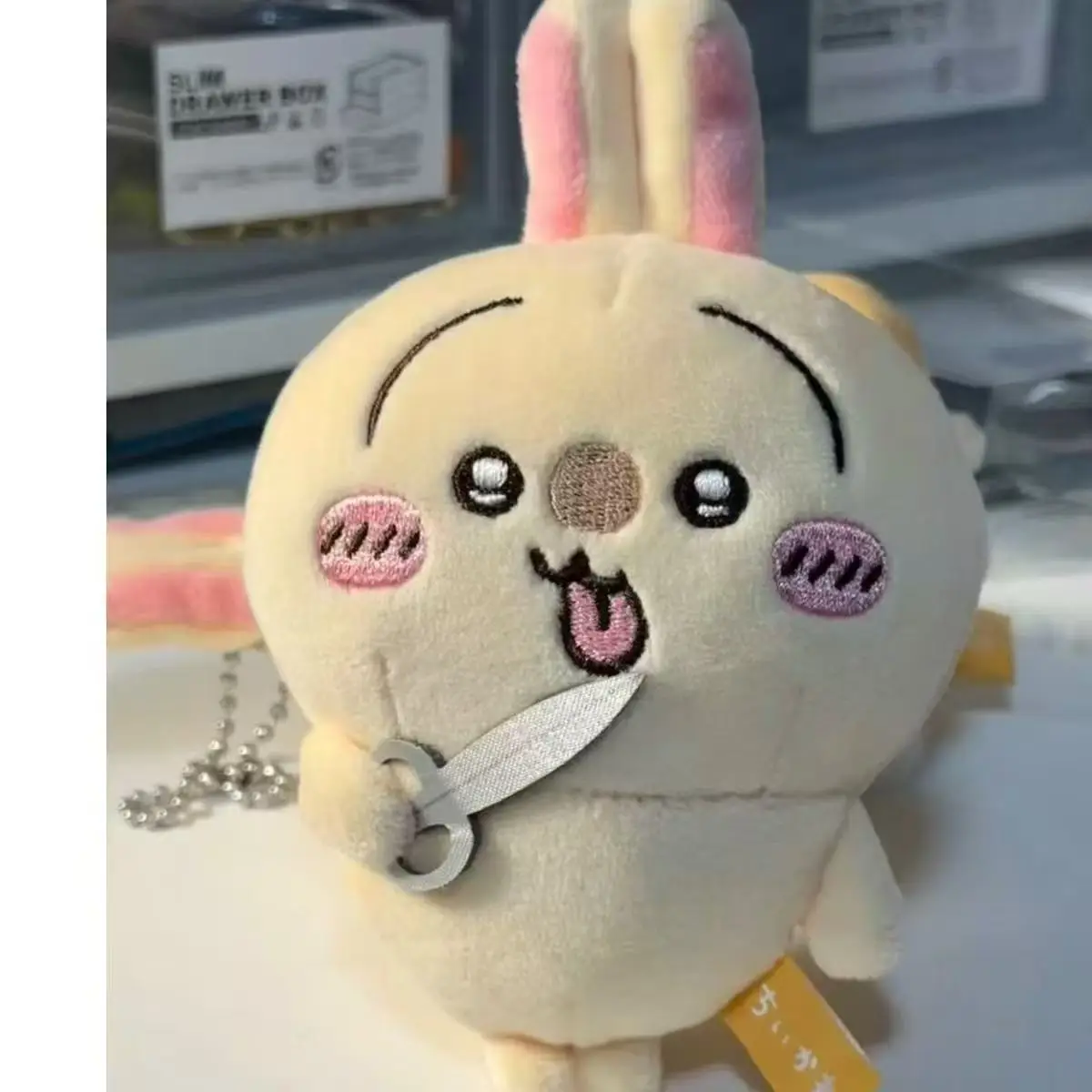 

Cute jiyi Usagi Plush Doll Toy Hanger Pendant Keychain with Soft Plush Texture in Stock As A Gift