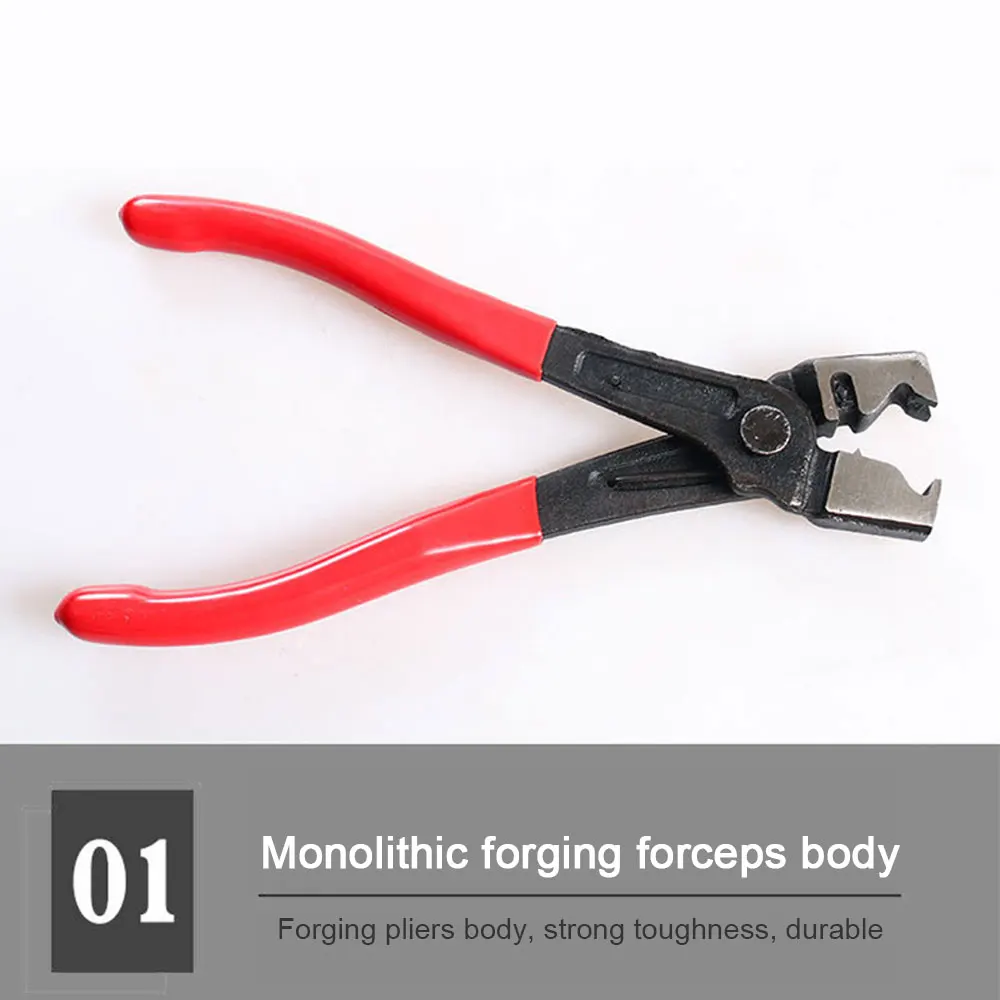 Car Hose Clamp Plier Oil Hose Crimping Plier R Type Collar Hose Clip Clamp Pliers Water Pipe Clamp Calliper Car Repair Tool