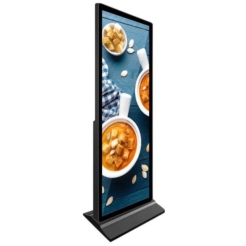 65/70/75/80/86 inch Full Screen Digital Signage 4K LCD Advertising Display Ultra Wide Stretched Bar Lcd Advertising Display