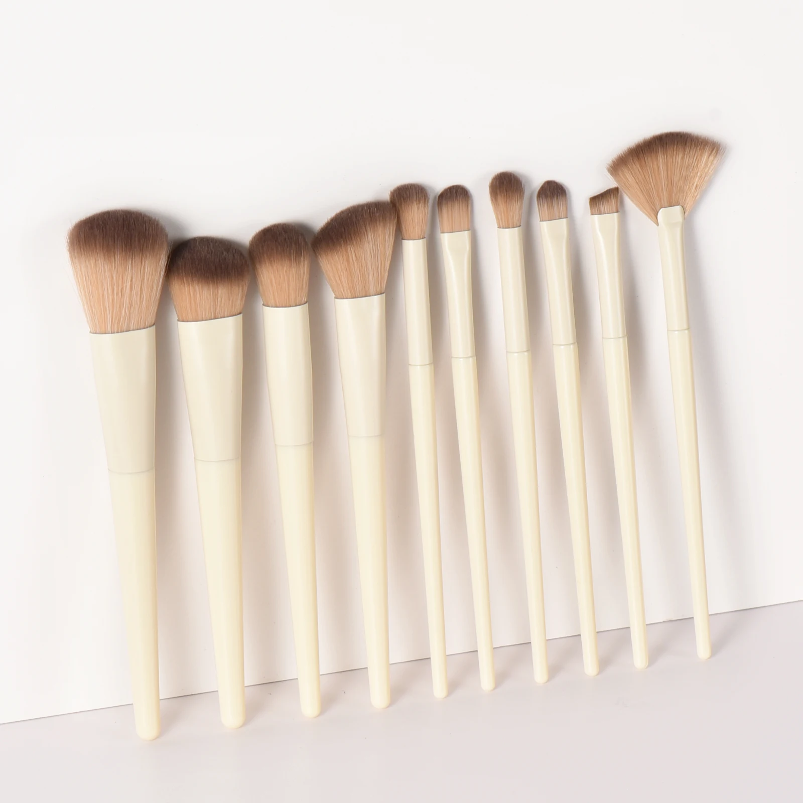 

KOSMETYKI 10Pcs Premium Makeup Brushes Set Eye Shadow Foundation Women Cosmetic Powder Blush Blending Beauty Make Up beauty Tool