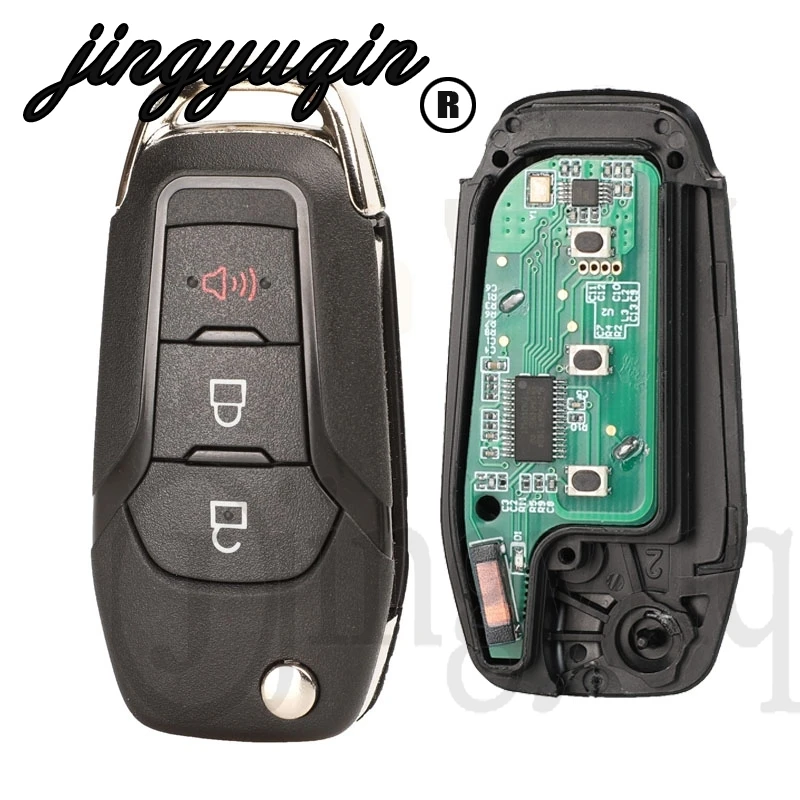 

jingyuqin Smart Remote Flip Key Keyless Entry Fob For Ford Fusion 2013-2016 3Buttons 315MHz FCC ID: N5F-A08TAA 5923667