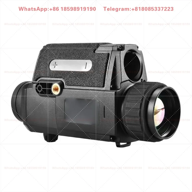 TMS335 384x28 Thermal Imaging Infrared Night Vision Monocular 35mm F1.0 Lens 1-8x Optical Zoom Laser Range WiFi for Outdoor