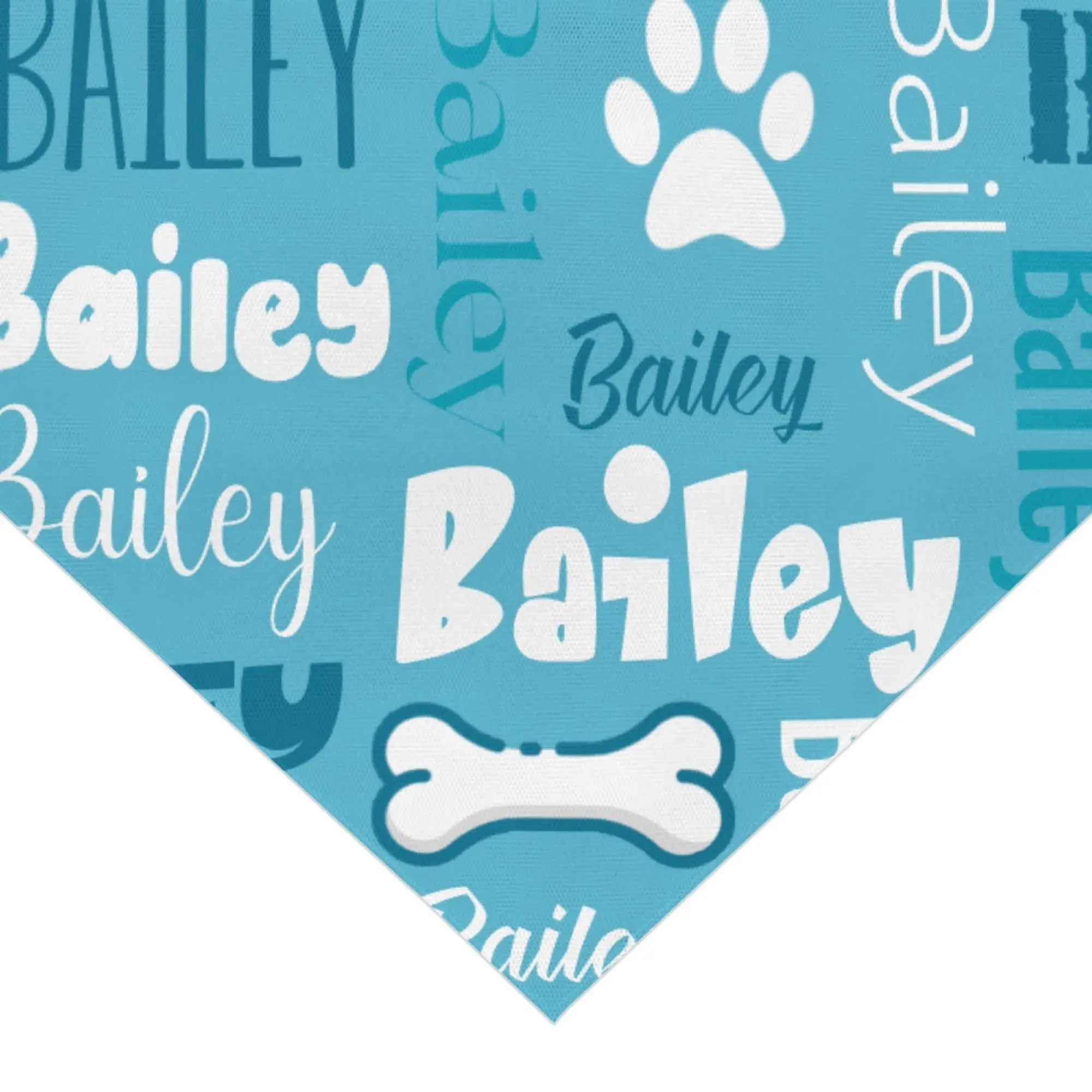 Personalisiertes Haustier-Bandana mit individuellem Namen, Text oder Foto, Hunde-Schal, Dreieckshalstuch, Halsband für Hunde und Katzen, Accessoires für Geburtstagsfeiern – Detail 7