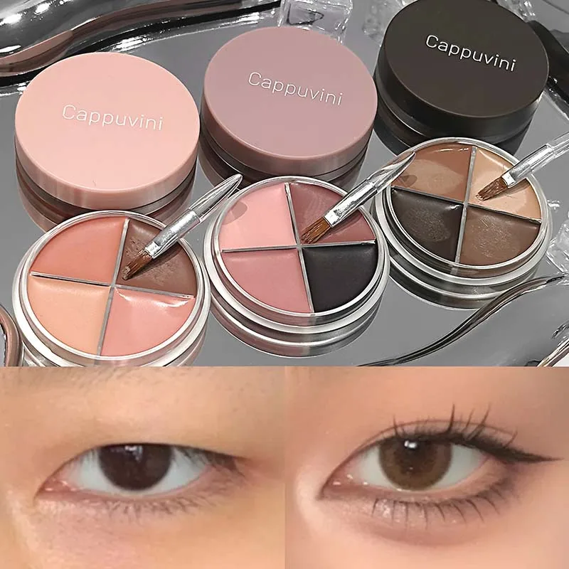 Cappuvini Matte Eyeliner-Creme, langlebig, wasserfest, schweißfest, wischfest, natürliche Formung, Highlight-Aufhellung, chinesische Cos