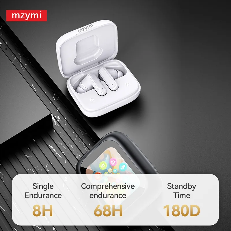 XIAOMI E18 Pro ANC Wireless Earbuds Bluetooth5.4 Full In Touch screen Earphones ENC InEar Noise Reduction Sport Headset With Mic