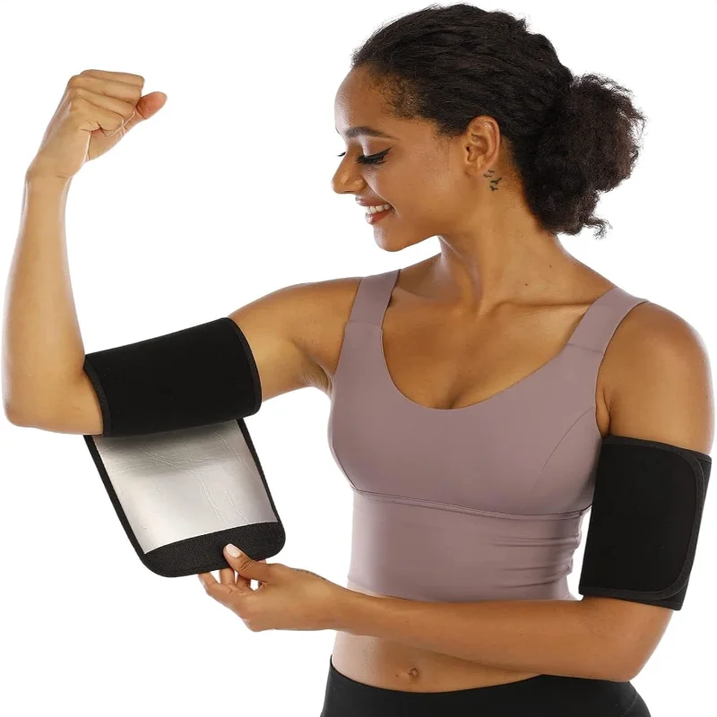 

Sauna Arm Trimmer Bands arm Sweat Bands for Women Weight Loss Arm Shaper Wraps for Workout arm Bands for Flabby arm