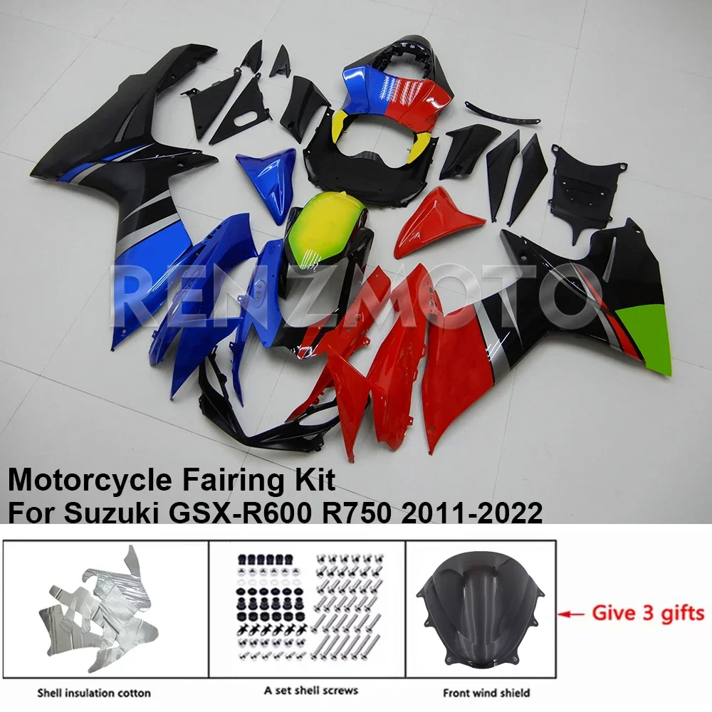 

Motorcycle Fairing Set Body Kit Plastic For Suzuki GSX-R600 R750 2011-2022 Accessories Injection Bodywork S0611-1003b