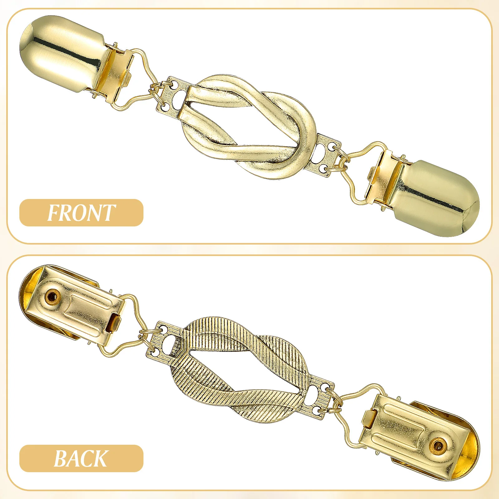 2 قطعة مقاطع سترة خمر الرجعية العملي البلوز شال سلسلة سترة إغلاق مقاطع الملابس السحابات للنساء #4