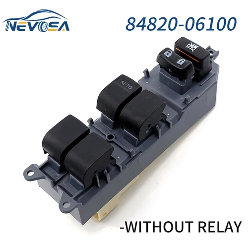 Imagen 2 del producto NEVOSA 84820-06100 interruptor maestro de ventanilla eléctrica para Toyota RAV4 Camry Corolla Auris Urban Cruiser 84820-06130 84820-02190