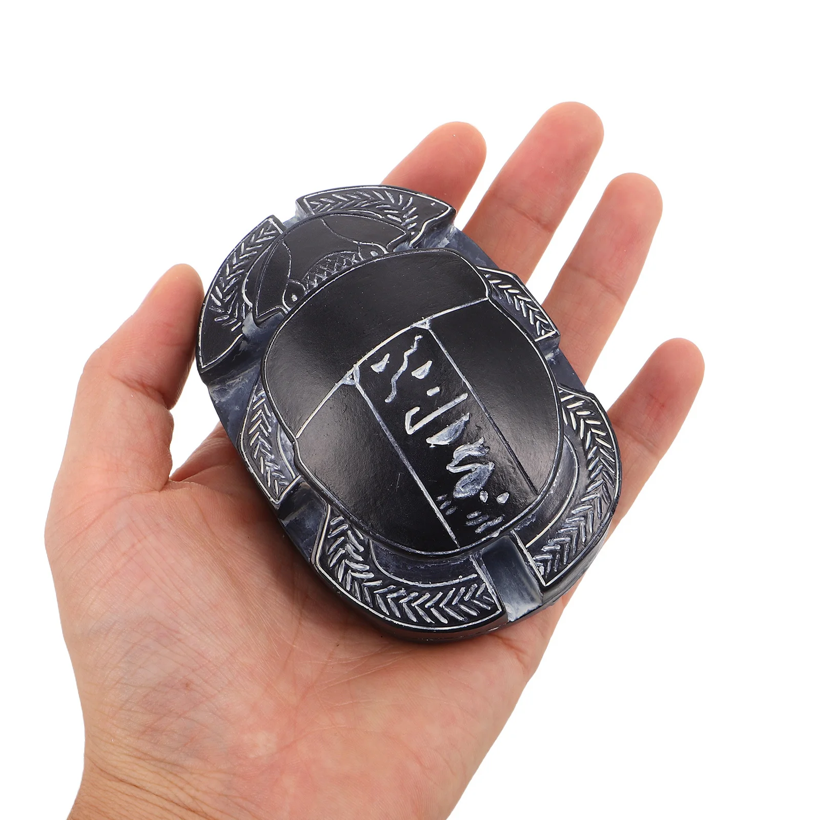 

Egyptian Scarab Decorative Statue 8cm Handmade Style Home Office Ornament Gift Ancient Symbol of Protection and Good