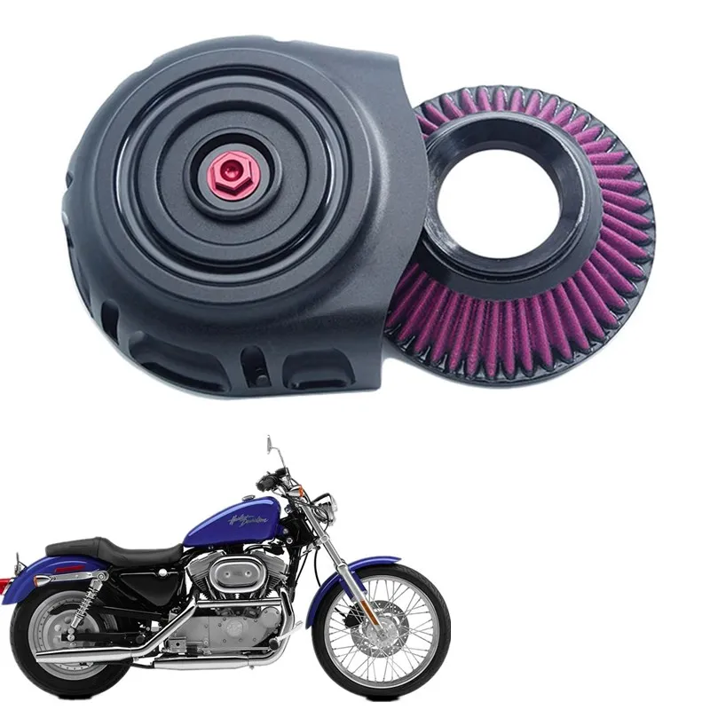 

for Harley XLSportster 883 1200 Softail Dyna Touring Big Twin Cam FLT FLST FXDLS M8 Motorbike Vintage Intake Air Cleaner Filter