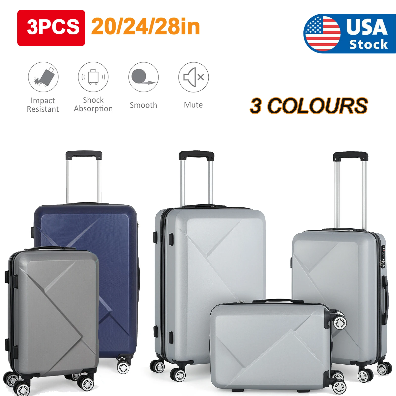 2023 New Suitcase Suit Luggage Business Travel Luggage (20/24/28inch) Aircraft Boarding Luggage Family Travel Luggage