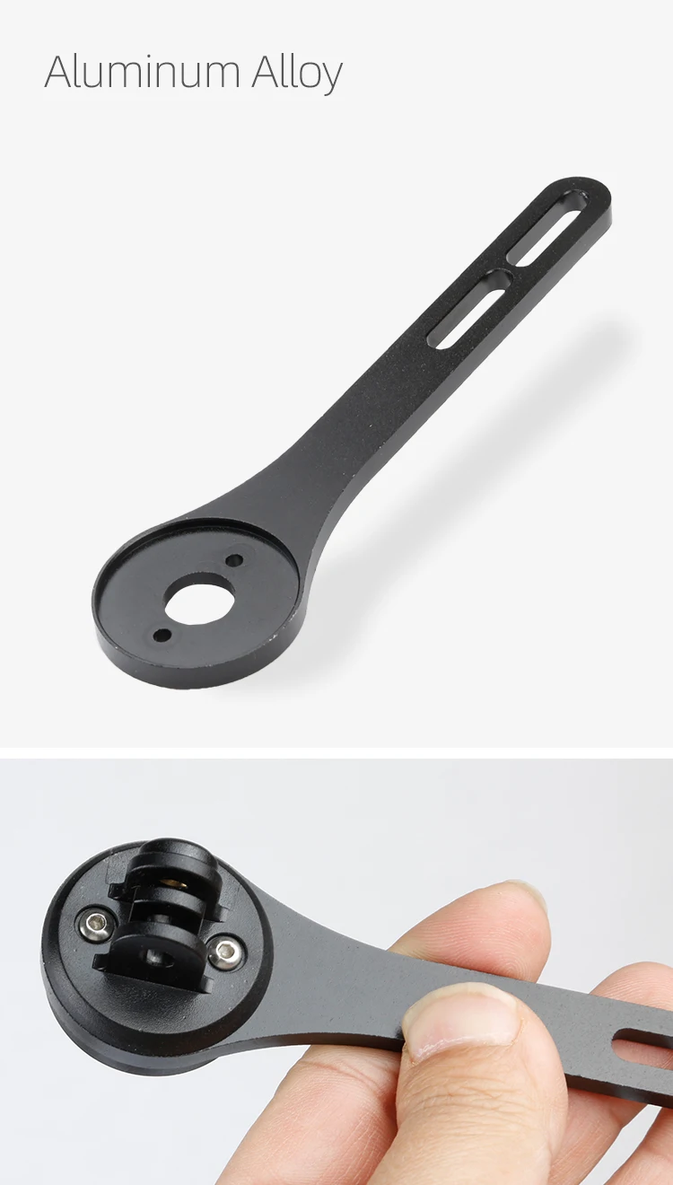Fahrrad Computer Aluminium Halterung Lenker Multifunktionale Computer Halter Für Wahoo Garmin Bryton MTB Fahrrad GPS Mount Adapter – Detail 4