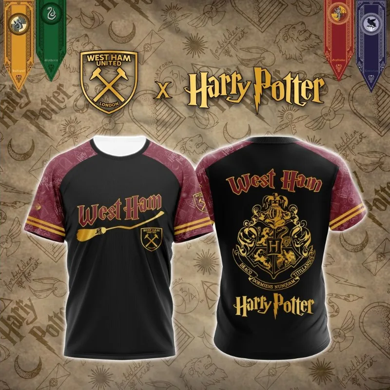 

West Ham United Harry Potter Specially Designed T-shirt for Men's and Women's Sports, Leisure, Fashion, Adults and Children