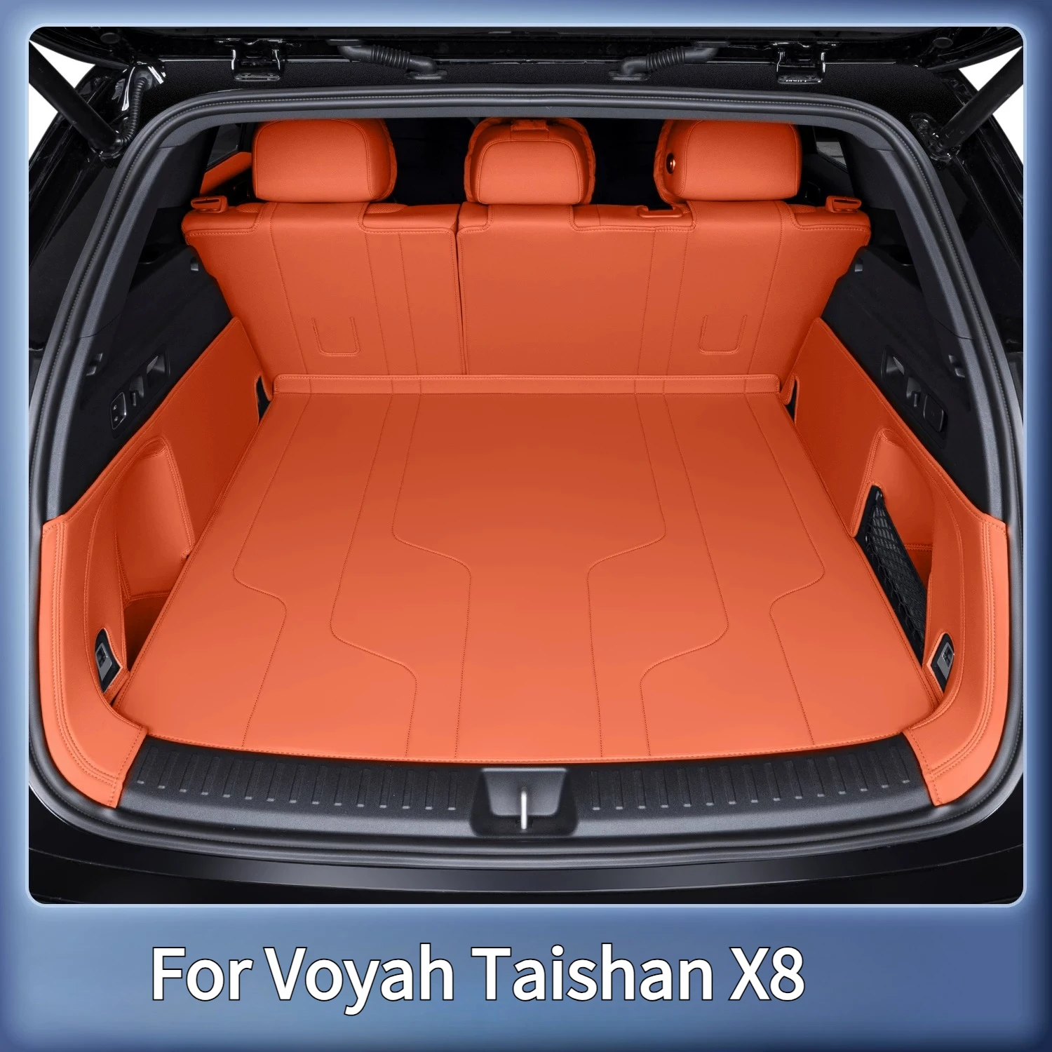 

For Voyah Taishan X8 Full Surround Trunk Mat Waterproof and Wear-Resistant Trunk Mat Modification Accessories