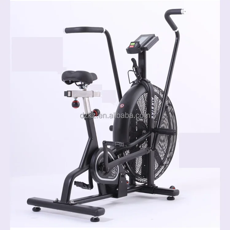 Bicicleta de aire vertical para ejercicio, equipo de Fitness para ciclismo de interior, ventilador comercial