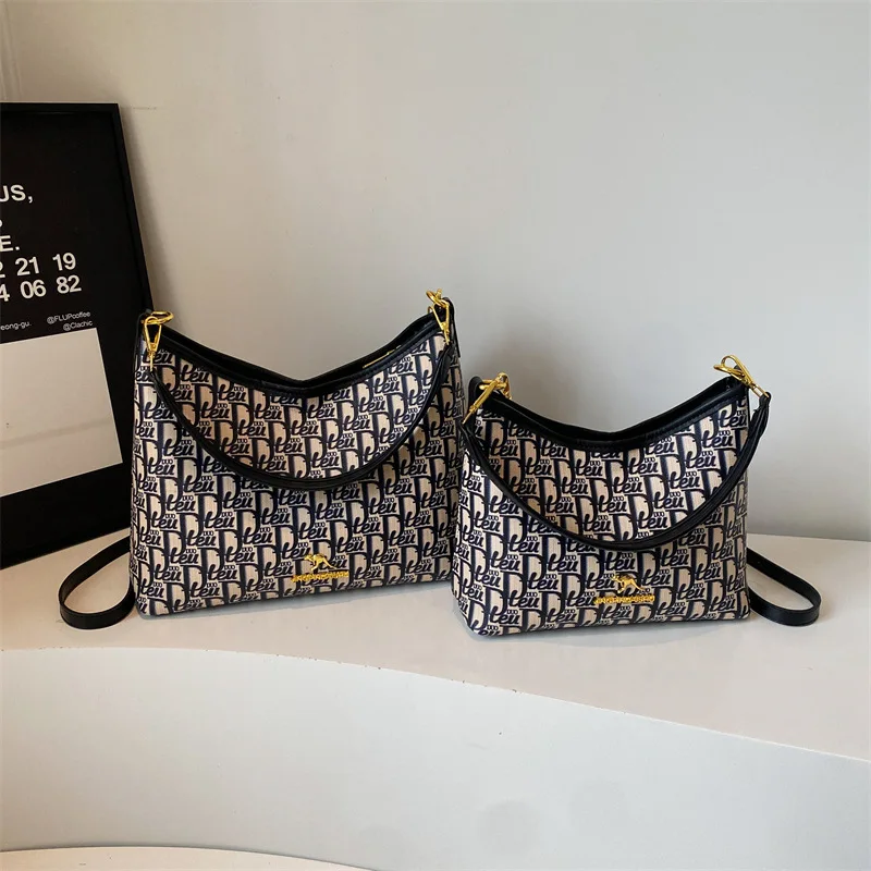 

‌2025 New Monogram Tote Bag - Large Capacity Crossbody/Shoulder Handbag, Vintage Designer Purse, Women's Fashion Bag