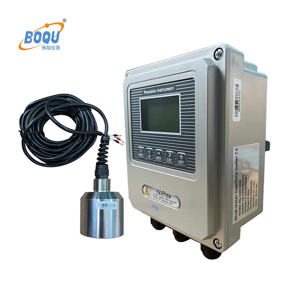 USM Thickeners Pulp & Paper 4m 8m 12m 15m China Ultrasonic Sludge Interface Level Meter