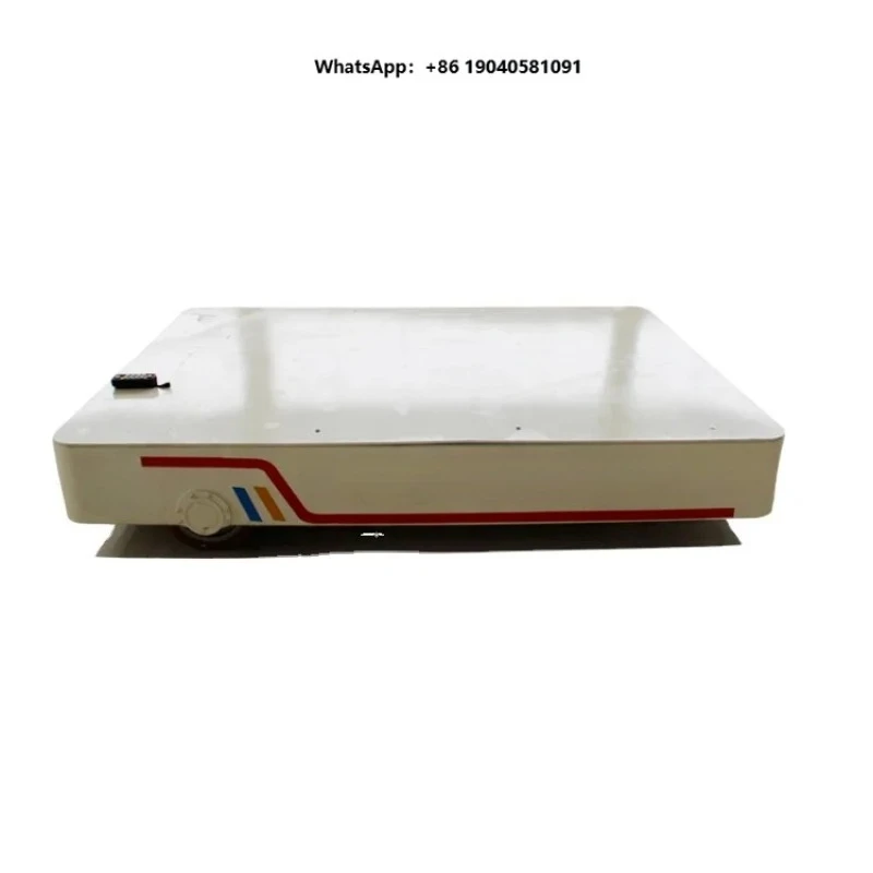 10T Automated Guided Vehicle AGV Electric Flatbed Transport Cart Battery Power