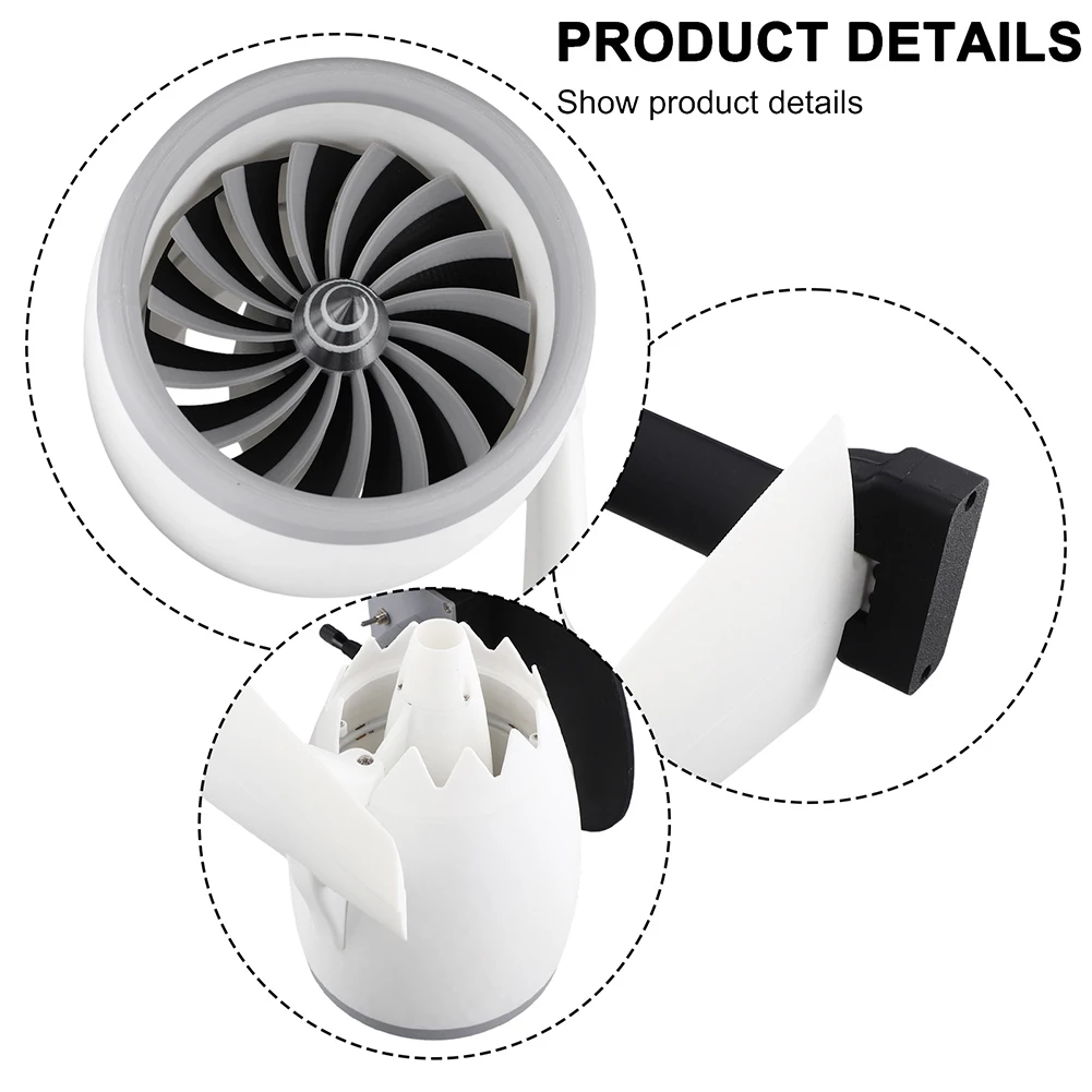 Desktop USB Turbo Jet Fan Engine Fan Portable Jet Engine Humidifier Blue USB Jet Fan Desktop Turbofan Engine Model Kit