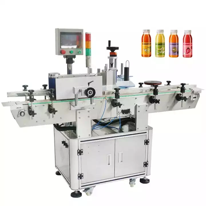 Automatic Round Bottle Labeler Sticker Surface Labeling Machine