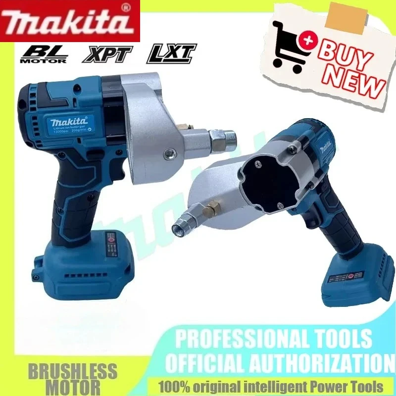 

Makita Brushless Electric Grease Gun Wireless Fully Automatic For Makita 18V Battery High-Pressure Excavator Specific Grease Gun