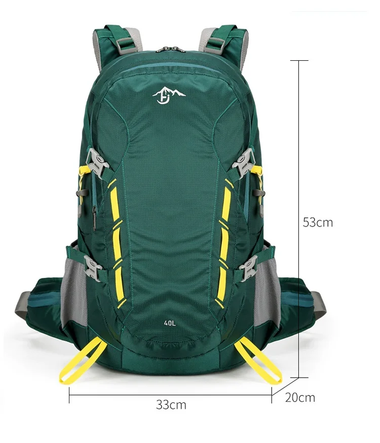 Outdoor-Wanderrucksack, 40 l, multifunktionaler, regensicherer Camping-Softback-Rucksack – Detail 3