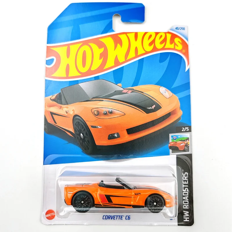 2024-40 Hot Wheels Cars Corvette C6 1/64 Metal Die-cast Model Toy Vehicles