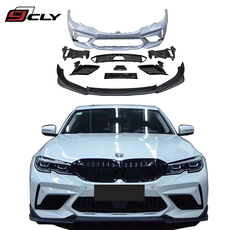 

CLY G20 front bumper for BMWs 3 series G20 upgrade M3C body kits g20 PP material M3C front bumpers 2020-2022