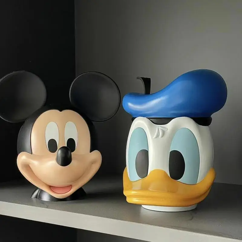 Disney Peripherals Mickey Mouse Donald Duck Piggy Bank Can Not Be Broken and Can Be Deposited and Retrieved Give Kids Gifts