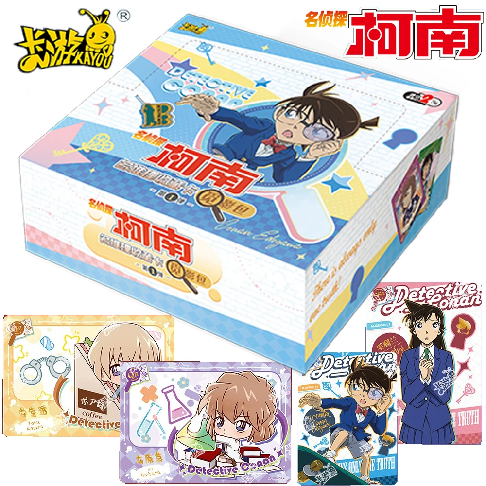 

Kayou Detective Conan Collection Card For Child Hattori Heiji Tooyama Kazuha Classic Mystery Anime Limited Game Card Kids Gifts