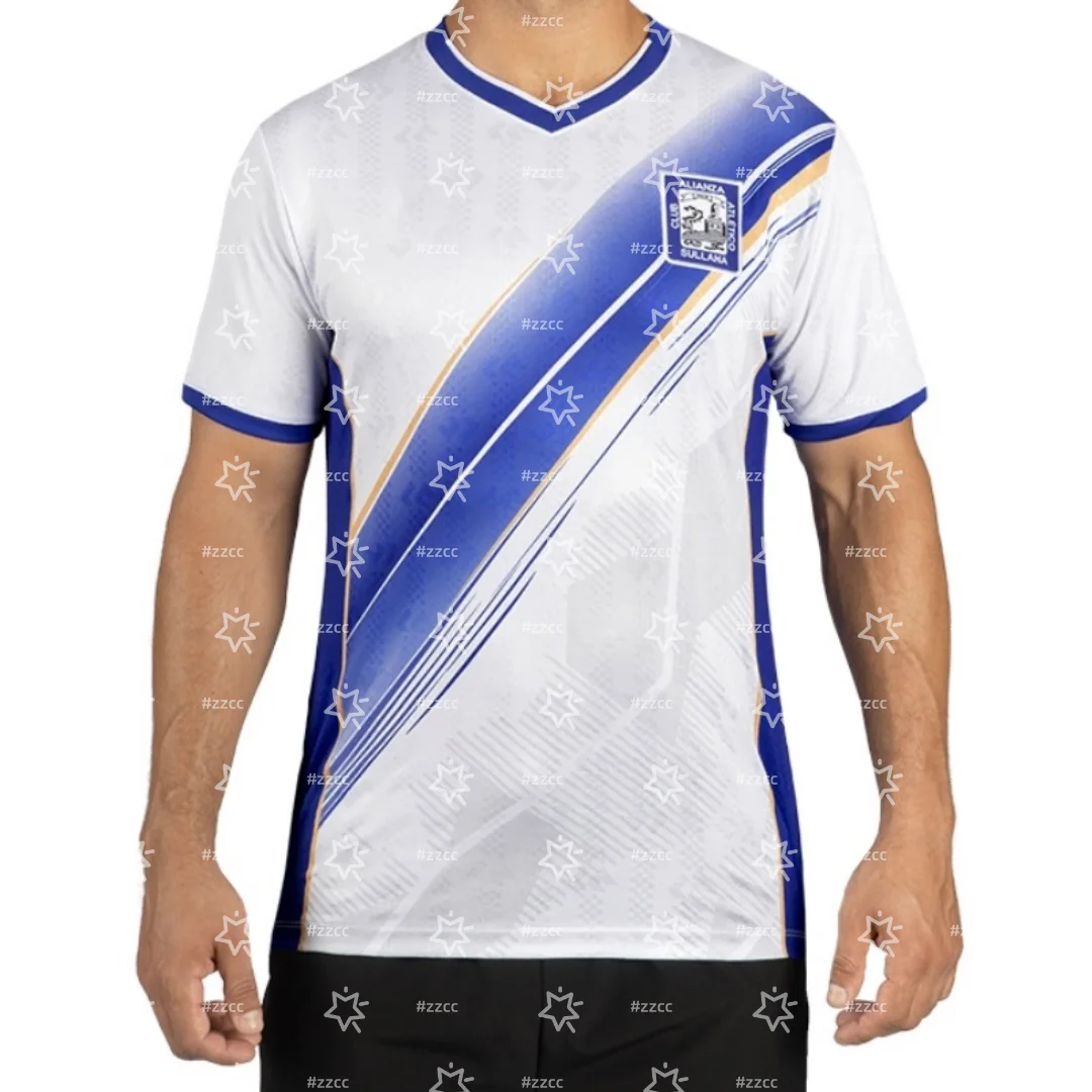 Camisa de Futebol Alianza Atlético Sullana 25-26, Conjunto de Treino, Presente para Fãs, Camiseta Masculina de Verão, Camiseta Infantil, Camiseta de Surf ﻿