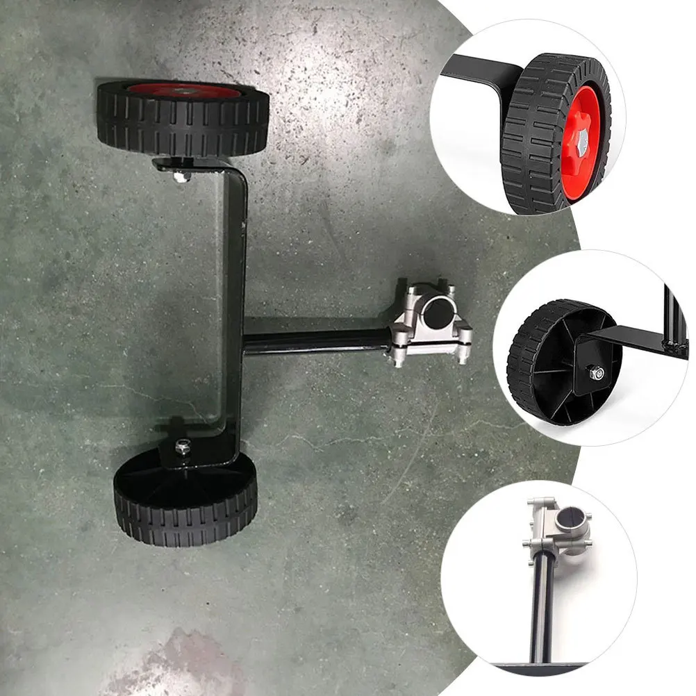 

Heavy Duty Lawn Mower Support Wheel Outdoor Replacement Hand Truck Cart Caster Multifunctional Garden Trimmer Tools