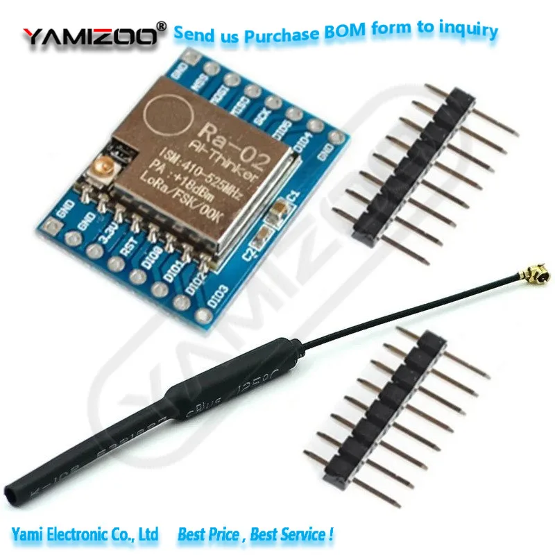 433MHZ SX1278 LoRa Modul 433M 10KM Ra-02 Drahtloses Spread-Spectrum-Übertragungsboard 2.4G IPX Antenne für Smart Home – Detail 4
