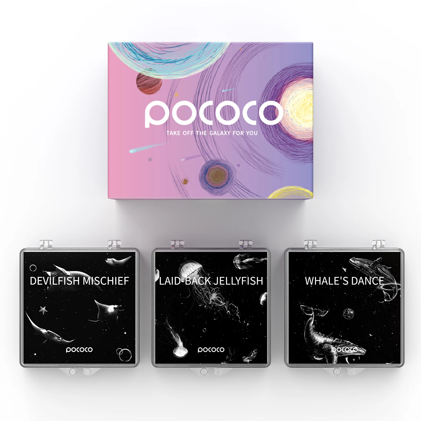 Diepzee Wonderen-Schijven Voor Pococo Galaxy Projector, 5K Ultra Hd, 3 Stuks (Geen Projector)