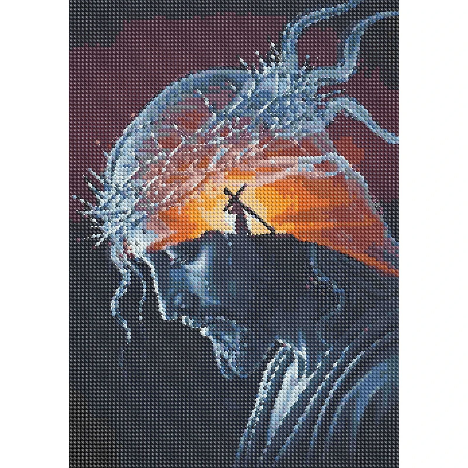 

Religion Jesus Full DIY 5D Round Drill Diamond Dots Paintings Picture Arts Craft Home Decor Art Diamond Painting 11.81x15.75in