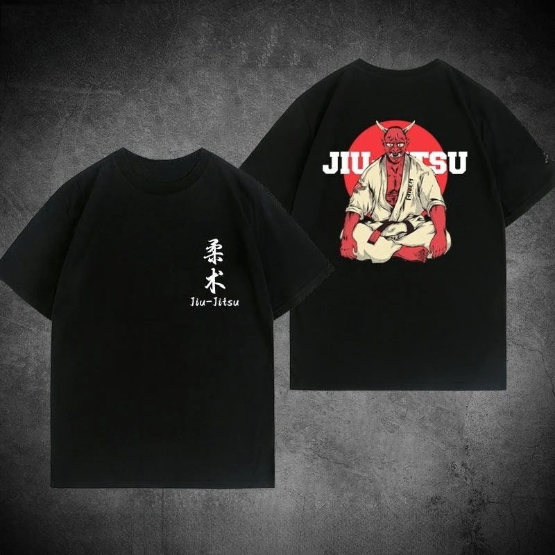 Brazilian Jiu-Jitsu Wrestling Combat Martial Arts T-shirt Cotton Summer Men's Clothing Women's Clothing 2026 New T-shirt