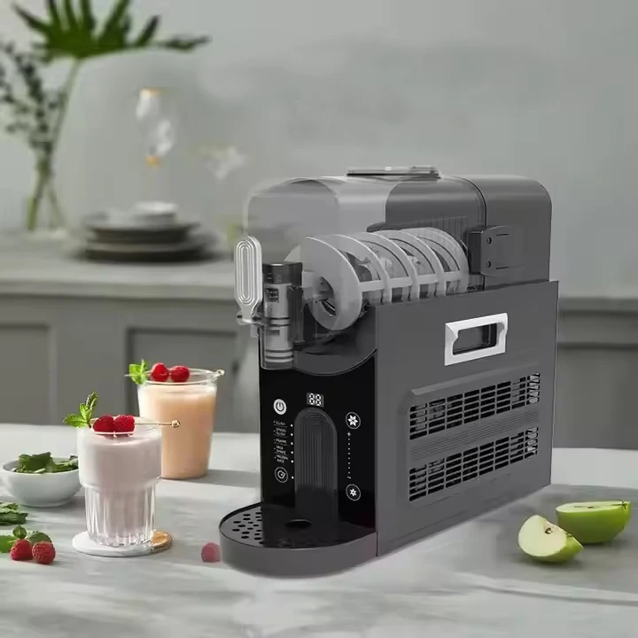 

Fully Automatic Smoothie Machine Cold Drink Slush Maker with Ice Cleaning Feature for Snow Melting Source