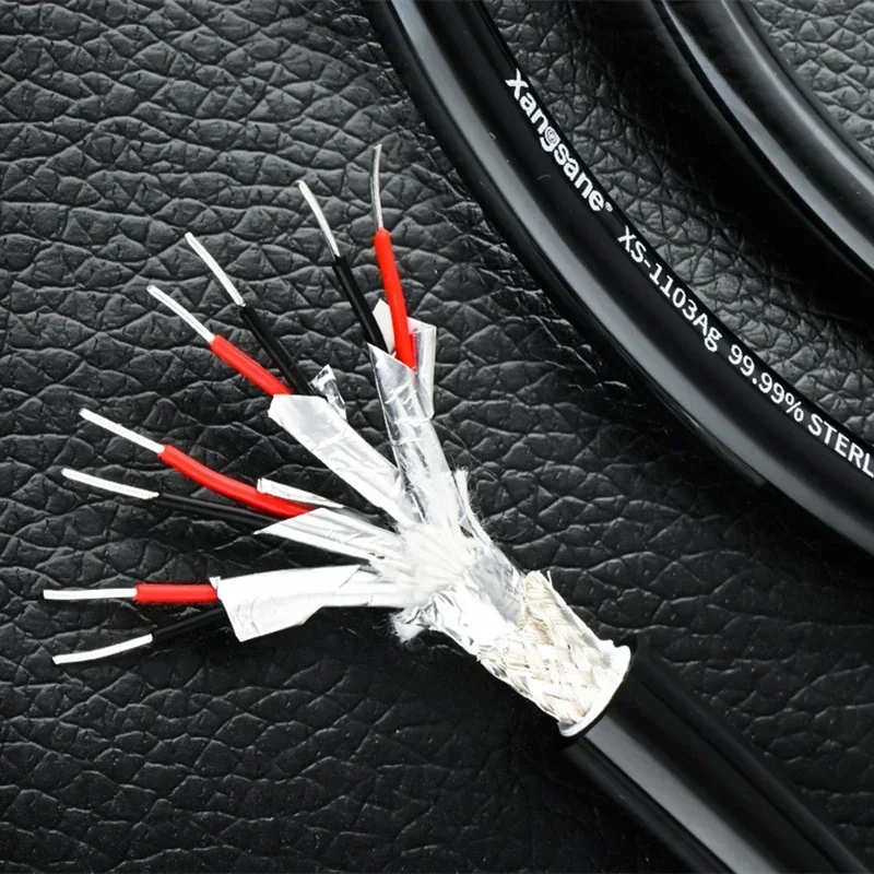 Pure Silver CAT 8 Network Cable Ethernet Cable 10 Gigabit Network 40Gbps 2000MHz USB 3.0 HiFi Audio Bulk USB Cables