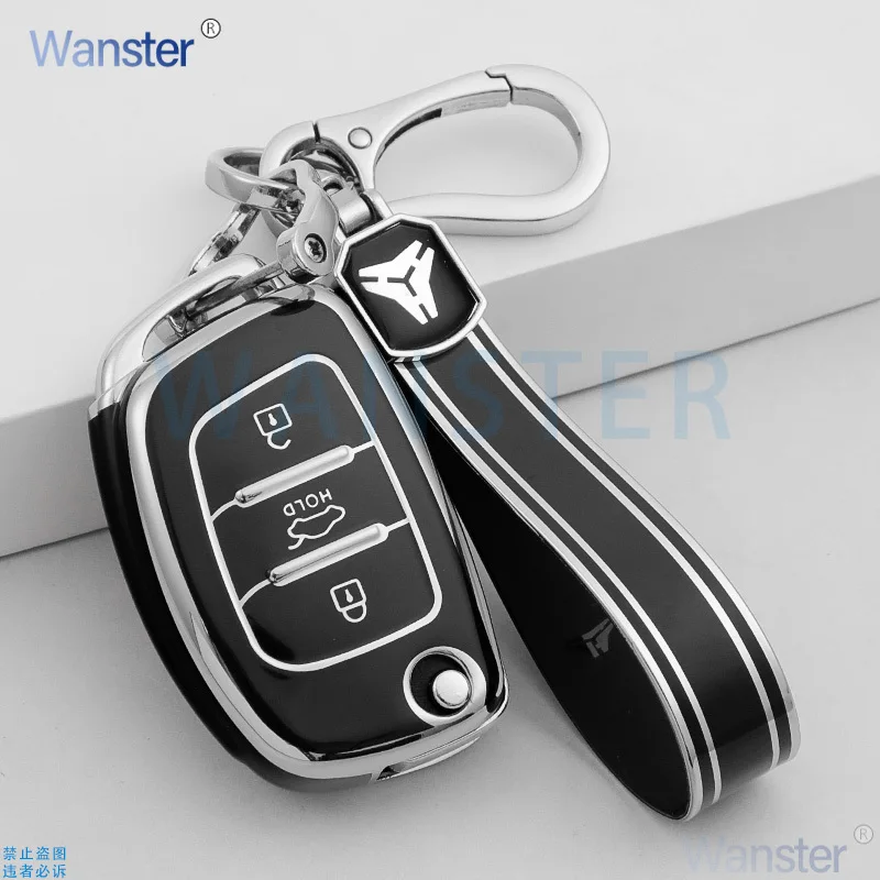 3 4 BT Silver Tpu Car Key Case Cover for Hyundai Solaris Creta Ix25 Kona Tucson Sonata FE I40 Elantra Ix35 I20 Ix45 HB20 Accent