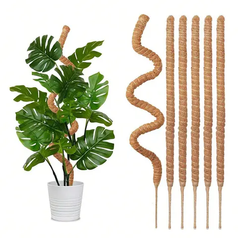 Moss Pole for Plants Monstera Plant Support Stakes for Climbing Indoor Plants Garden Trellis Plant Stick for Potted Plants