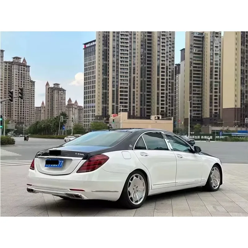 

ForFor Mercedes Benz S Class W221 2008-2013 Upgrade W222 Maybach Style Body Kit Front Rear Bumper Grille Fender Lamps Exhaust