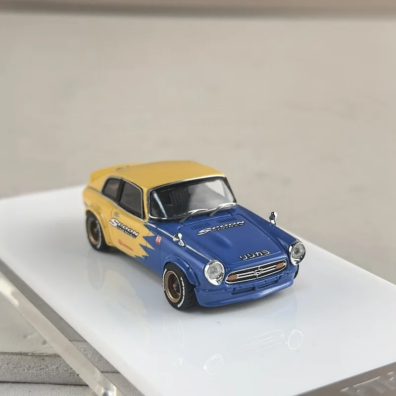 ダイキャスト 1:64 スケールホンダ S800 モータル修正された車モデルグッズおもちゃギフトお土産ディスプレイ飾り