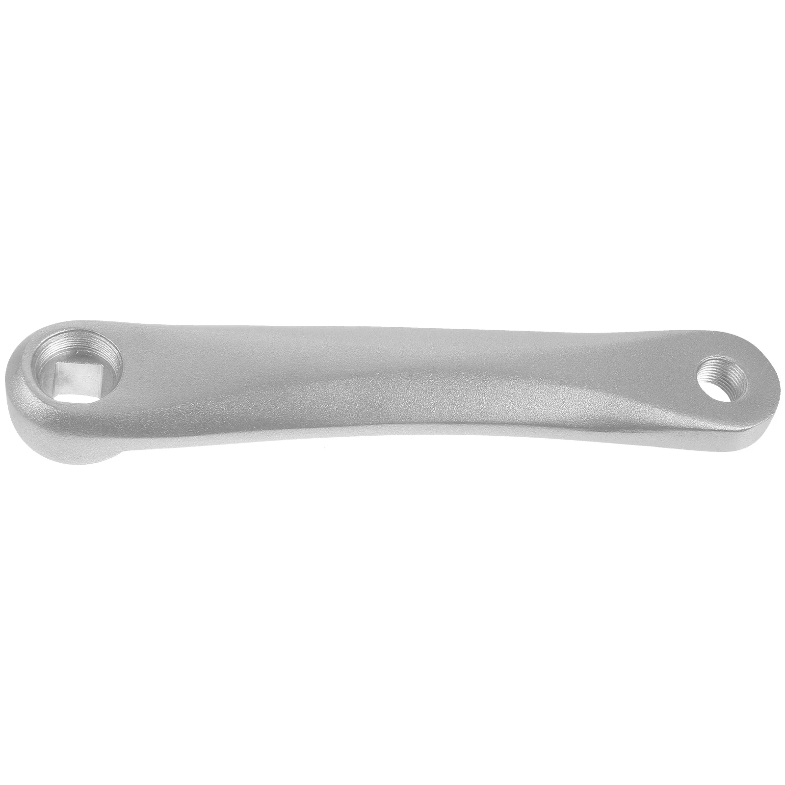 

Bicycle All-aluminum Crank Arm 170mm Left Silver Square Hole Durable Bike Crank Replacement Repair Tool for Mountain Folding